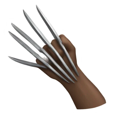 wolverine claws sticker