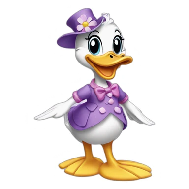daisy duck sticker
