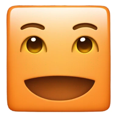 light orange square emoji please sticker