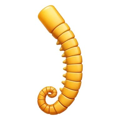 simplified spinal cord with few details sticker