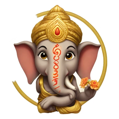 OM ganesha sticker