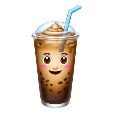 Iced coffee for summer sticker