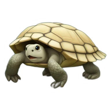 Tortue sur loutre sticker