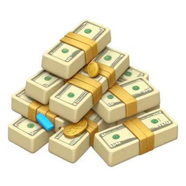 plain ivory money sticker