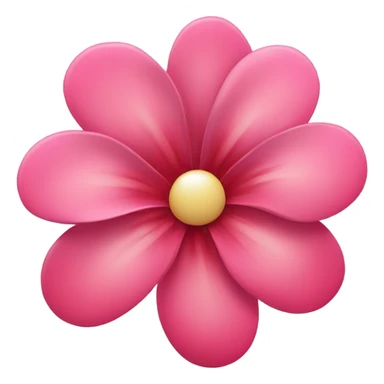 Pink red summer flower  sticker