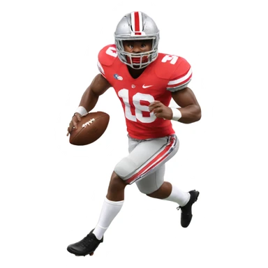 Ohio state football player winning sticker