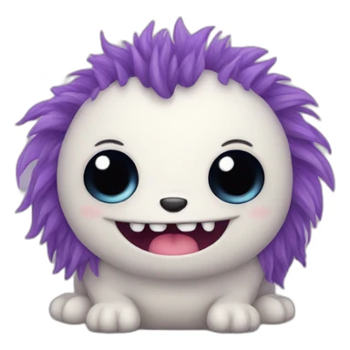 cute adorable monster sticker