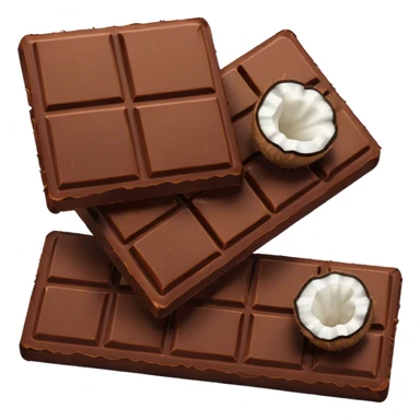 chocolate with mandel coconut taste sticker