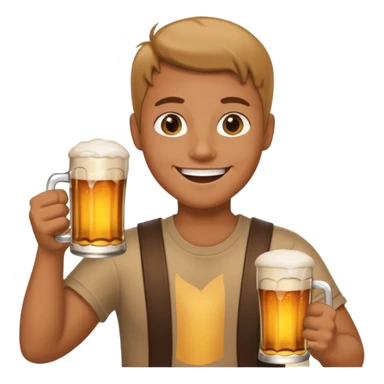 the pool should be made out of beer, and the otther should be in the pool which is a beer pool sticker