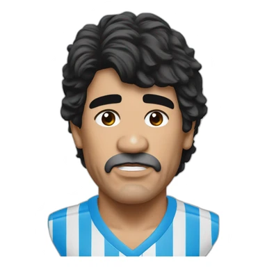 diego maradona sticker