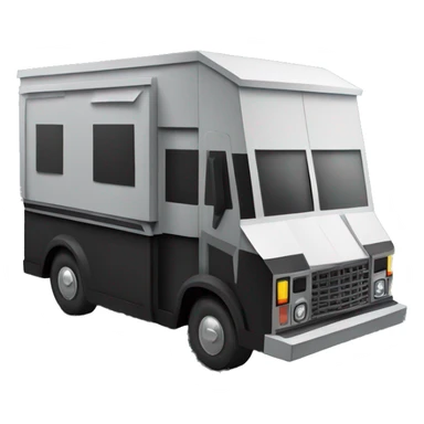 papercraft, darth Vader’s step van sticker