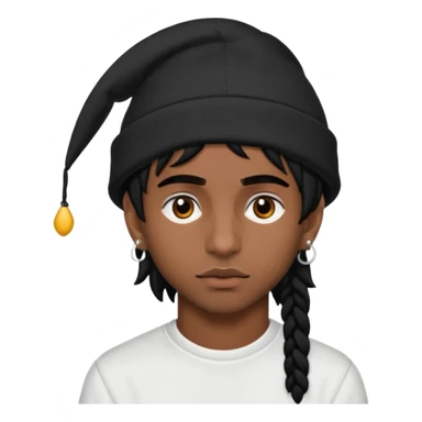 Bonnet à oreilles longues et pointues de playboi carti  sticker