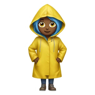 Mable with raincoat  sticker