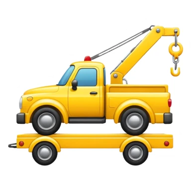 towing street  icon sticker