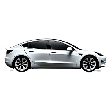 White stearing wheel Tesla model 3  sticker