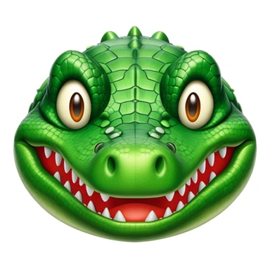 un avión con cara de cocodrilo  sticker