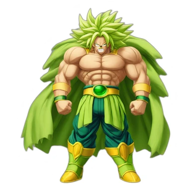Broly the legendary super saiyan sticker