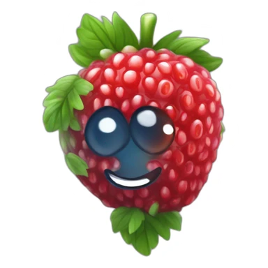 fraise framboise mirtille sticker