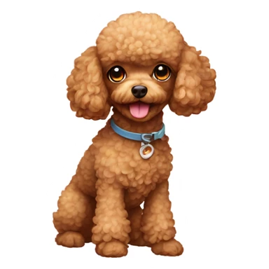 toy poodle sticker