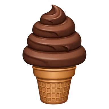 Chocolate ice cream ￼ sticker