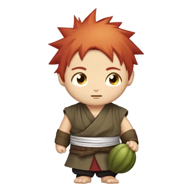 gaara from naruto sticker