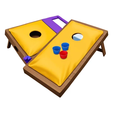 Cornhole board sticker