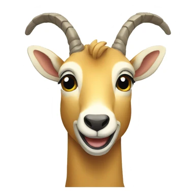 happy chamois sticker