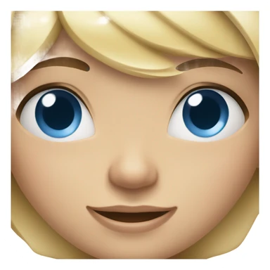   Blonde blue Girl Nailed it sticker