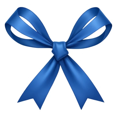 Laço de fita azul marinho  sticker