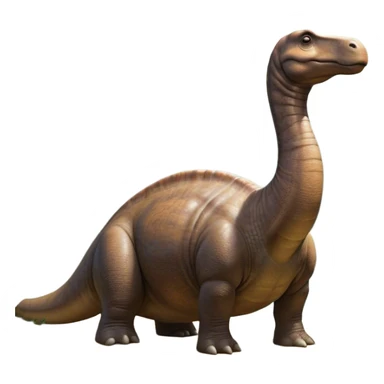 Beautiful and Majestic Brontosaurus Portrait Emoji, Head and body rendered in serene repose with a gentle, confident smile, showcasing its enormous, graceful neck and a massive, textured form with eyes softly closed in tranquil repose, Simplified yet exquisitely endearing features, highly detailed, glowing with a soft, drowsy ancient light, high shine, relaxed and utterly majestic, stylized with an air of timeless prehistoric splendor, soft glowing outline, capturing the essence of a beautiful and majestic Brontosaurus that embodies the serene power of the ancient world! sticker