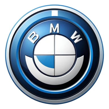 BMW car logo sticker