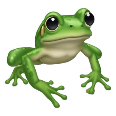 Grenouille dans une marre sticker