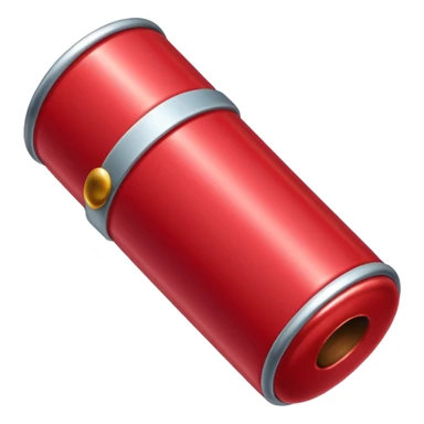 Red candy can sticker