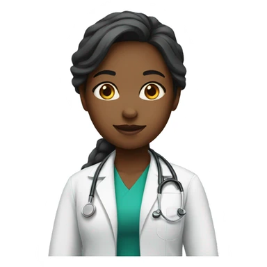 girl doctor sticker
