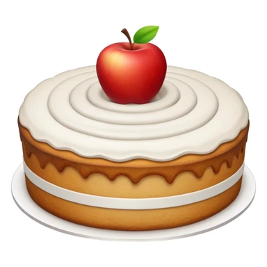 An aesthetic Apple cake 🍎🎂 sticker