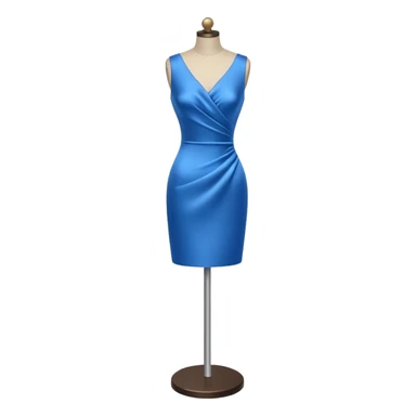 dress mannequin with tinyblue dress sticker