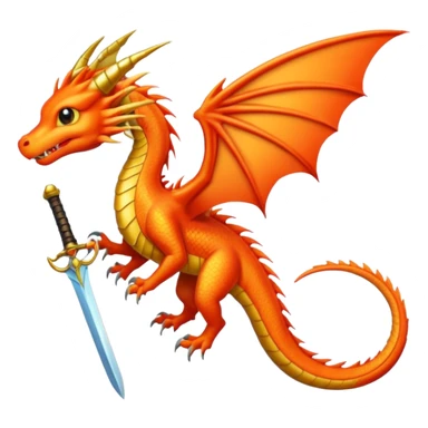 Fourth wing swordtail dragon  sticker