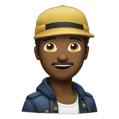 rappeur francais sticker