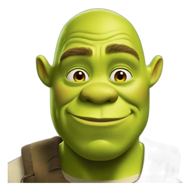 shrek saludando  sticker