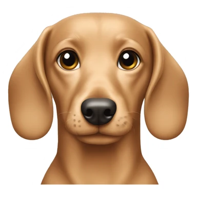 Dachsund beige sticker