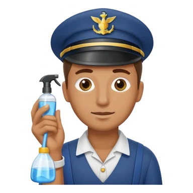 lighthouse Keeper cleaning lens sticker