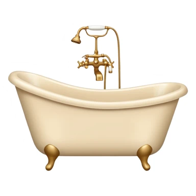 Bathtub beige sticker