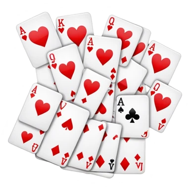 52 playing card emoijs sticker