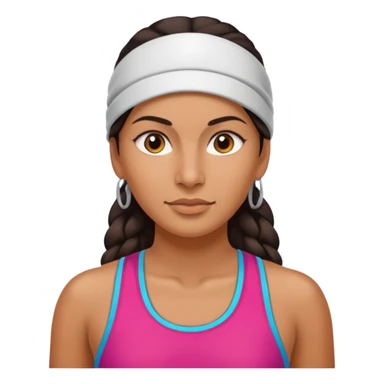 Mujer en gimnasio, peruana sticker