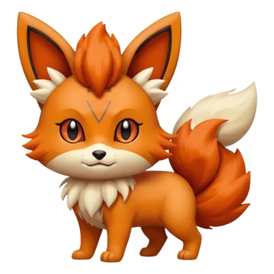 Litten-Eevee-Meowth-Vulpix-fusion sticker