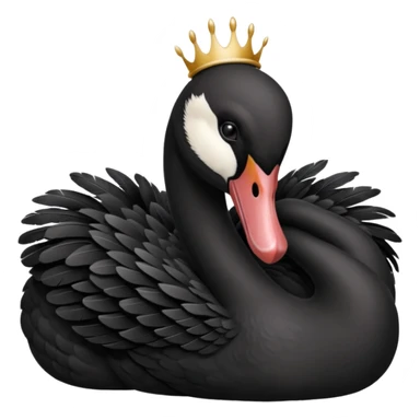 black swan coroa sticker