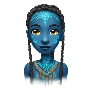 Avatar blue man sticker