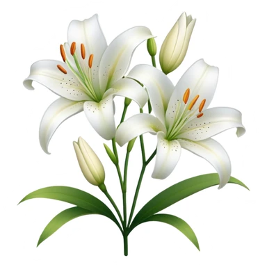 Lily flowers  sticker