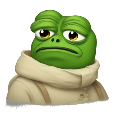 Sad pepe sticker