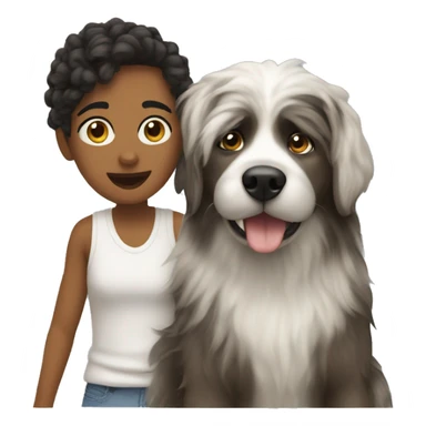 me and my dog  sticker